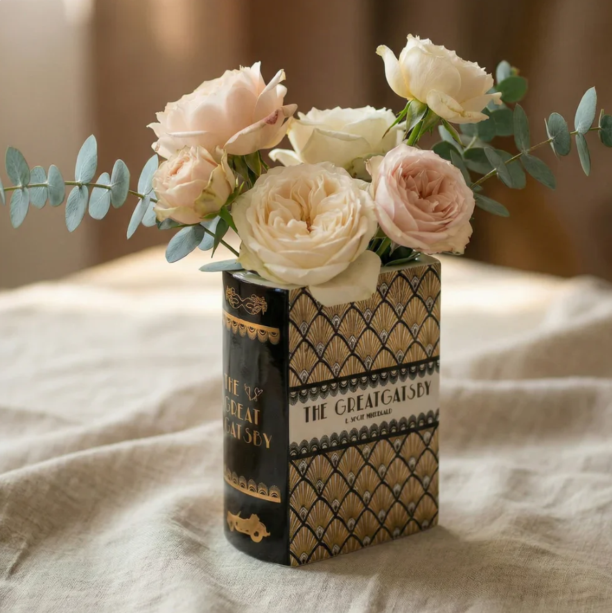 MyBookHaven™ Book Vase