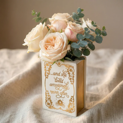 MyBookHaven™ Book Vase