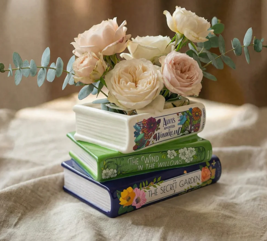 MyBookHaven™ Book Vase